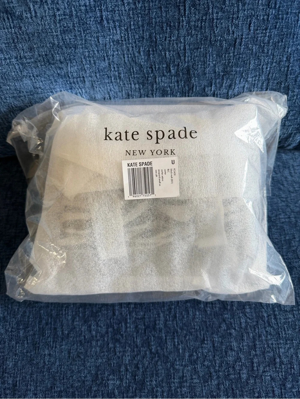 Kate Spade Carter Zebra Cargo Crossbody Bag in black and white
